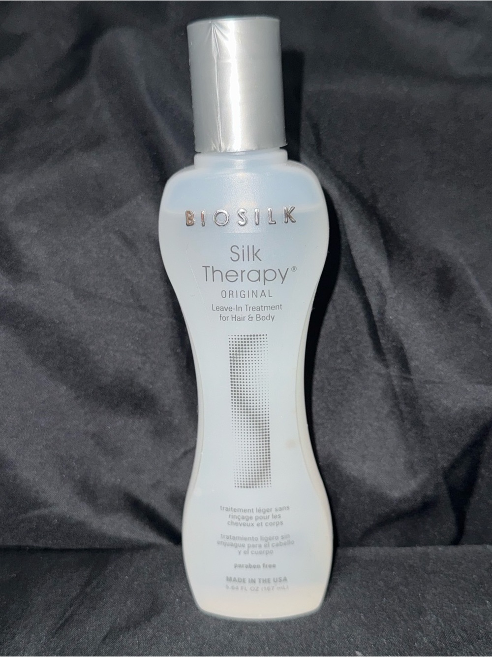 Biosilk Silk Therapy Original Leave-In Treatment - White and Silver Bottle